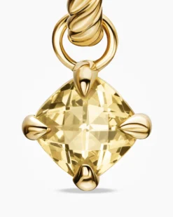 Micro Chatelaine® Drop Earrings 18K Yellow Gold with Champagne Citrine, 5mm