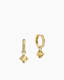 Micro Chatelaine® Drop Earrings 18K Yellow Gold with Champagne Citrine, 5mm