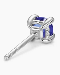 Micro Chatelaine® Stud Earrings 18K White Gold with Tanzanite, 4.8mm