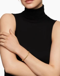 Modern Oval Cablespira® Bracelet 18K Yellow Gold, 4.5mm