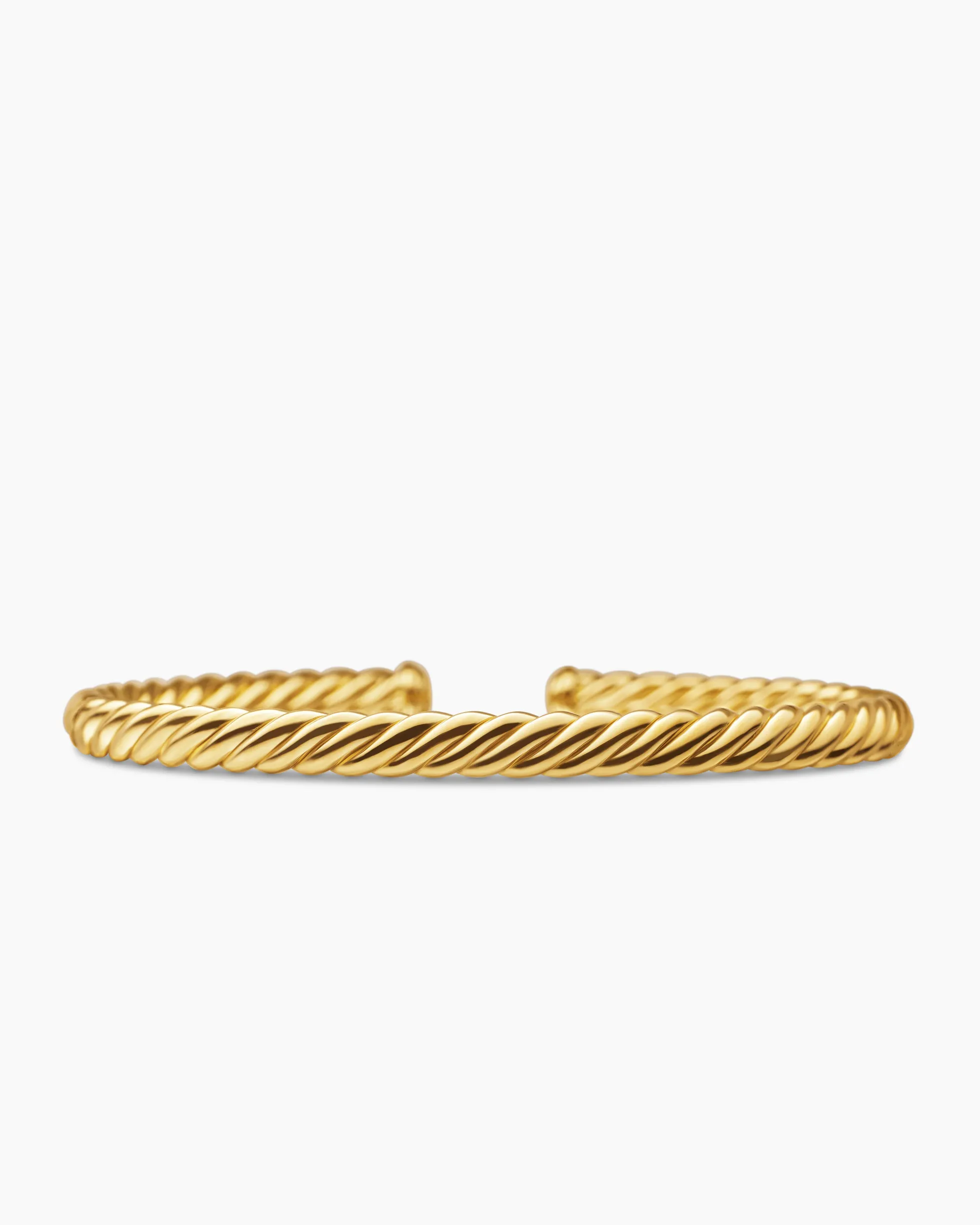 Modern Oval Cablespira® Bracelet 18K Yellow Gold, 4.5mm