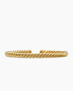 Modern Oval Cablespira® Bracelet 18K Yellow Gold, 4.5mm