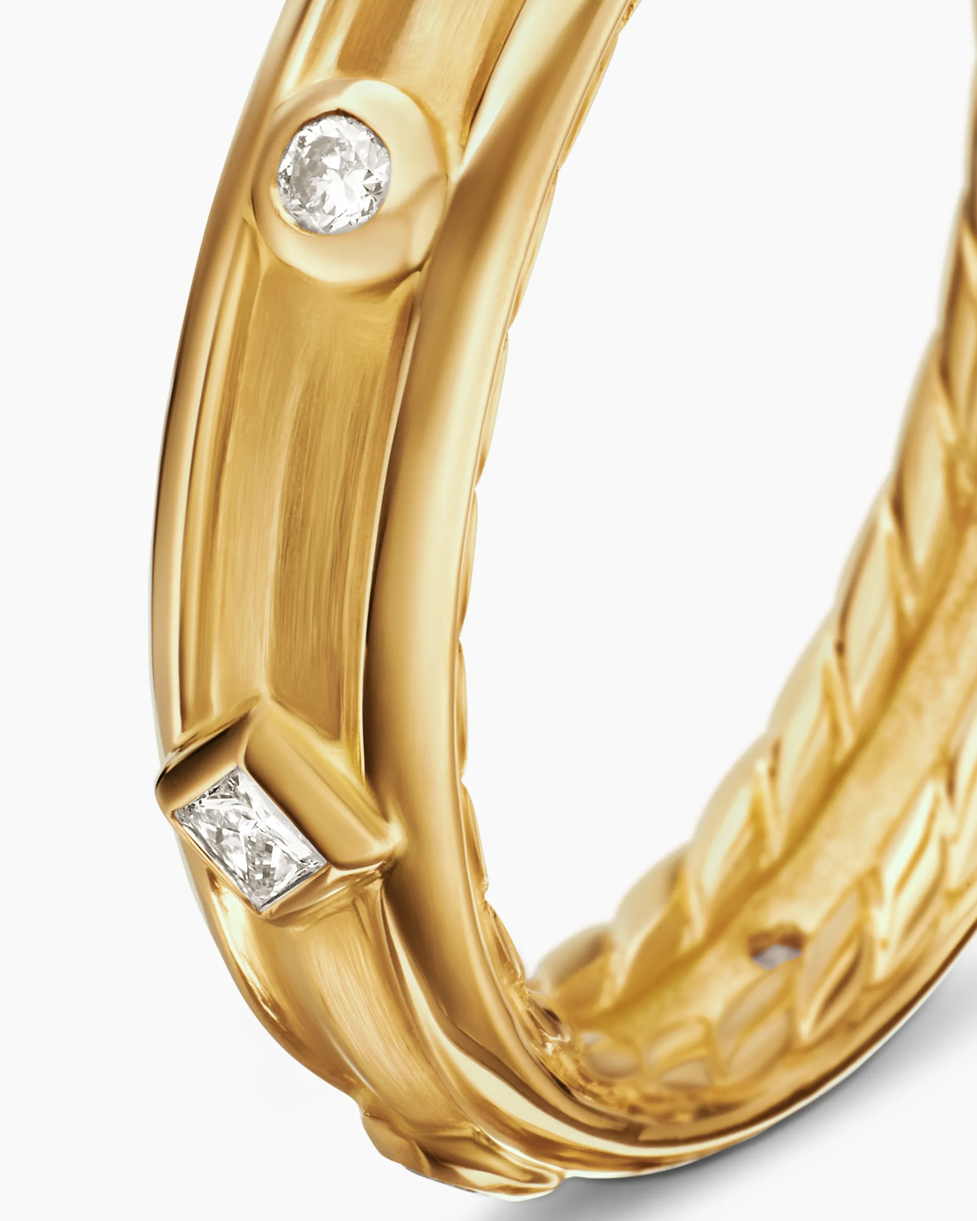 Modern Renaissance® Band Ring 18K Yellow Gold with Diamonds, 4mm