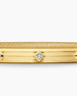 Modern Renaissance® Bangle Bracelet 18K Yellow Gold with Diamonds, 4.5mm
