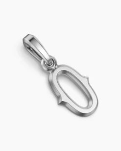 Number Zero Amulet Sterling Silver, 18.6mm
