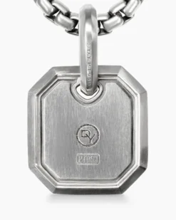 Octagonal Amulet Platinum, 15mm