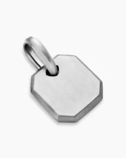 Octagonal Amulet Sterling Silver, 15mm