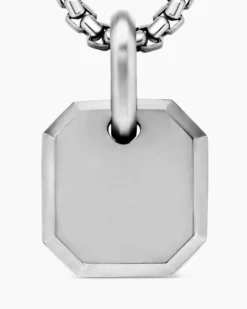 Octagonal Amulet Sterling Silver, 15mm