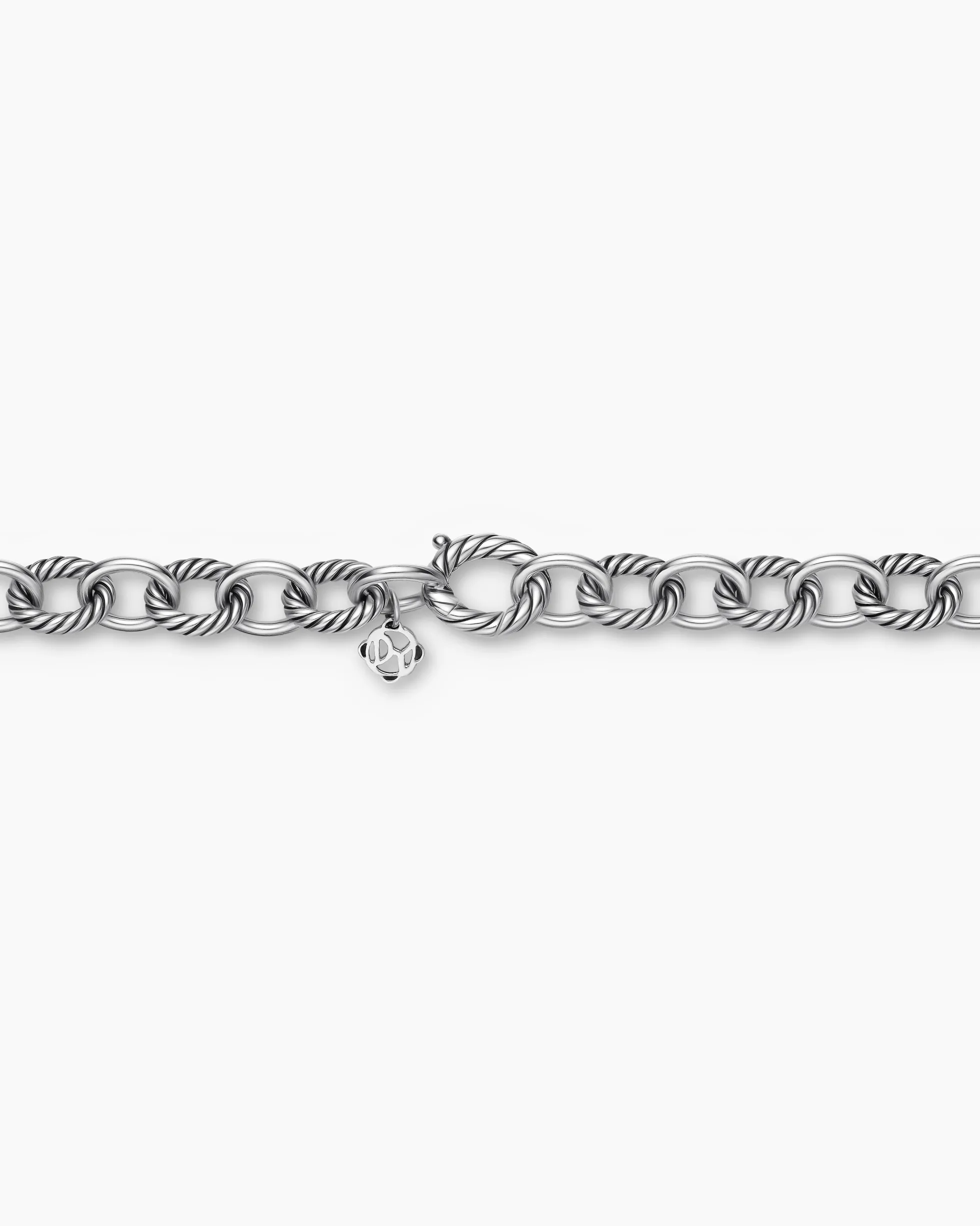 Oval Link Chain Necklace Sterling Silver, 10mm