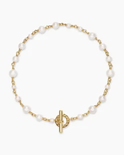 Pearl Classics Toggle Chain Bracelet 18K Yellow Gold, 4.5mm