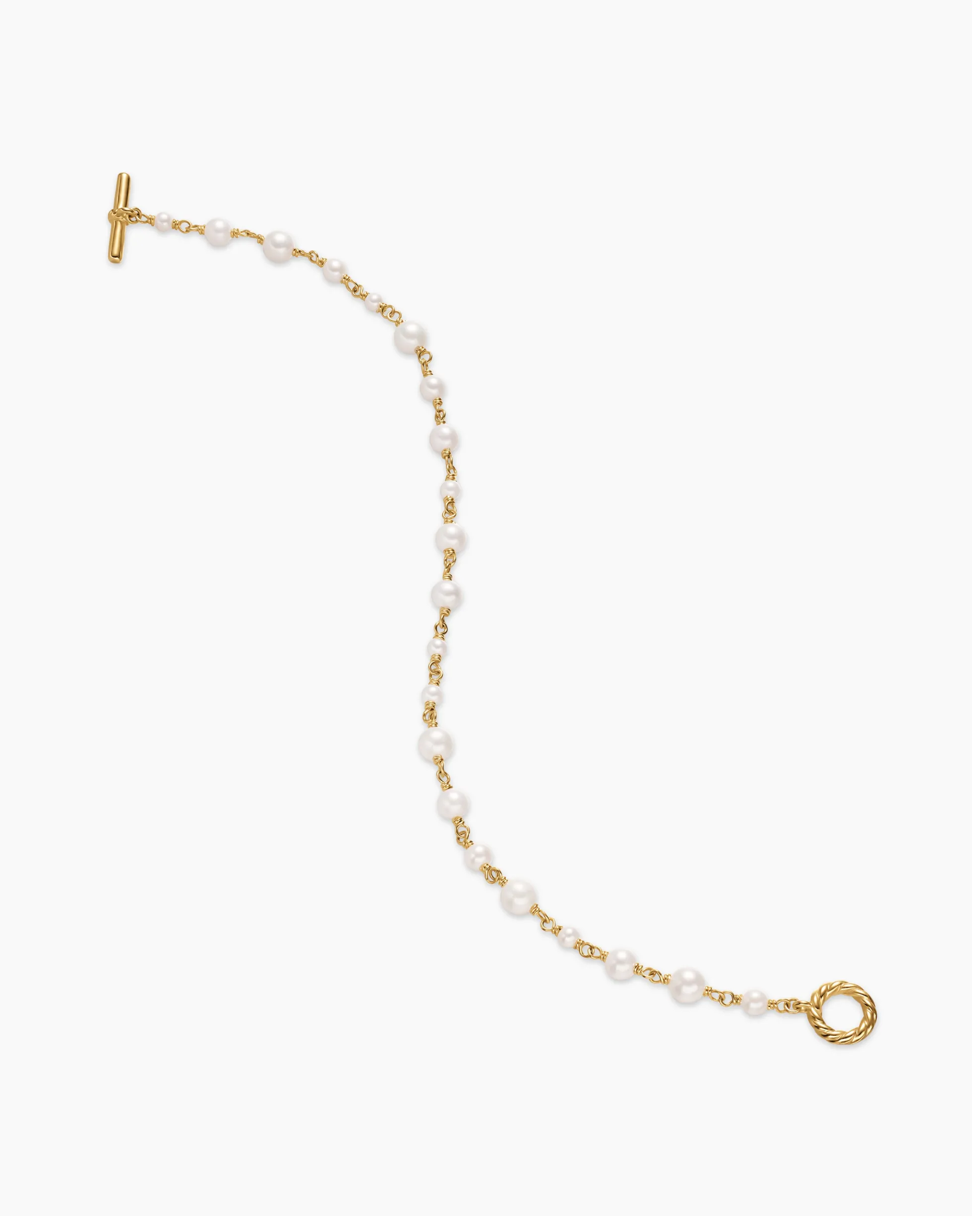 Pearl Classics Toggle Chain Bracelet 18K Yellow Gold, 4.5mm