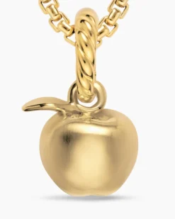 Petite Apple Amulet 18K Yellow Gold, 10mm