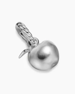 Petite Apple Amulet Sterling Silver, 10mm
