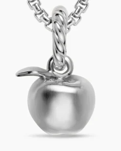 Petite Apple Amulet Sterling Silver, 10mm