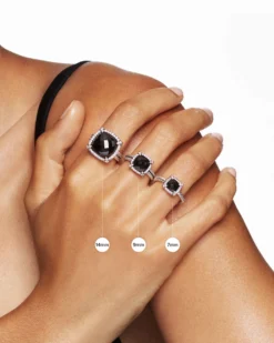 Petite Chatelaine® Pavé Bezel Ring 18K Rose Gold with Morganite and Diamonds, 7mm