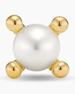 Petite Modern Renaissance® Pearl Stud Earrings 18K Yellow Gold with Pearls, 5.5mm