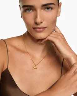 Petite Taxi Amulet 18K Yellow Gold with Diamonds, 7.5mm
