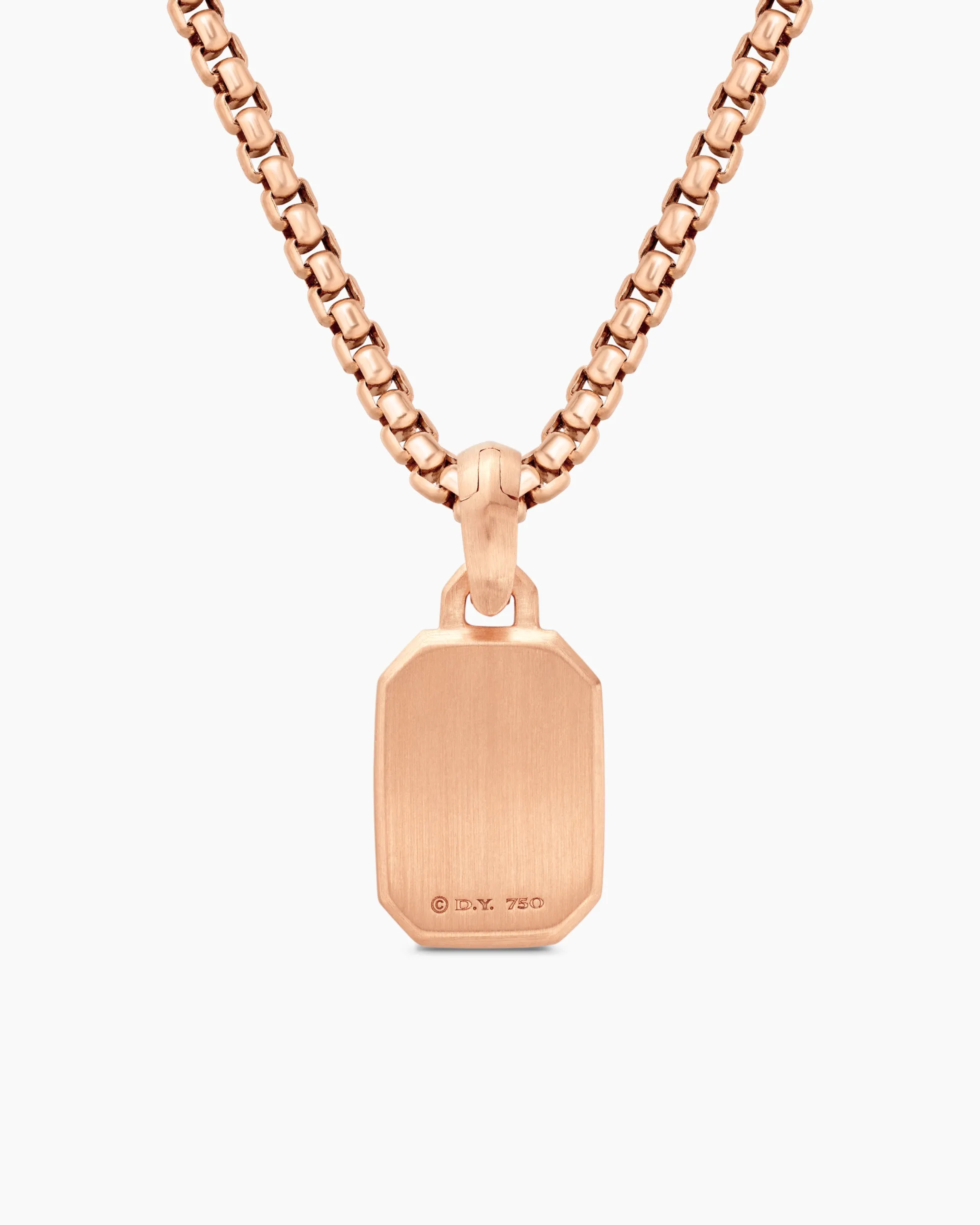 Petrvs® Bee Amulet 18K Rose Gold with Rubellite and Diamonds, 15mm