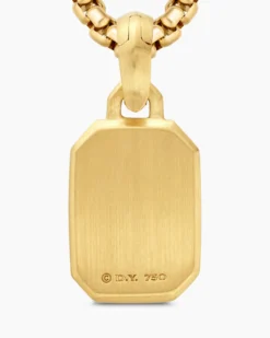 Petrvs® Bee Amulet 18K Yellow Gold with Carnelian and Diamonds, 15mm