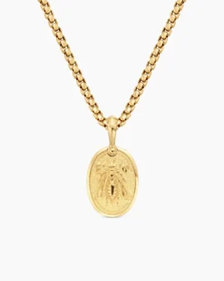 Petrvs® Bee Amulet 18K Yellow Gold, 17.8mm