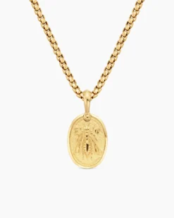 Petrvs® Bee Amulet 18K Yellow Gold, 17.8mm