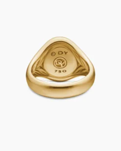 Petrvs® Bee Pinky Ring 18K Yellow Gold, 15.5mm
