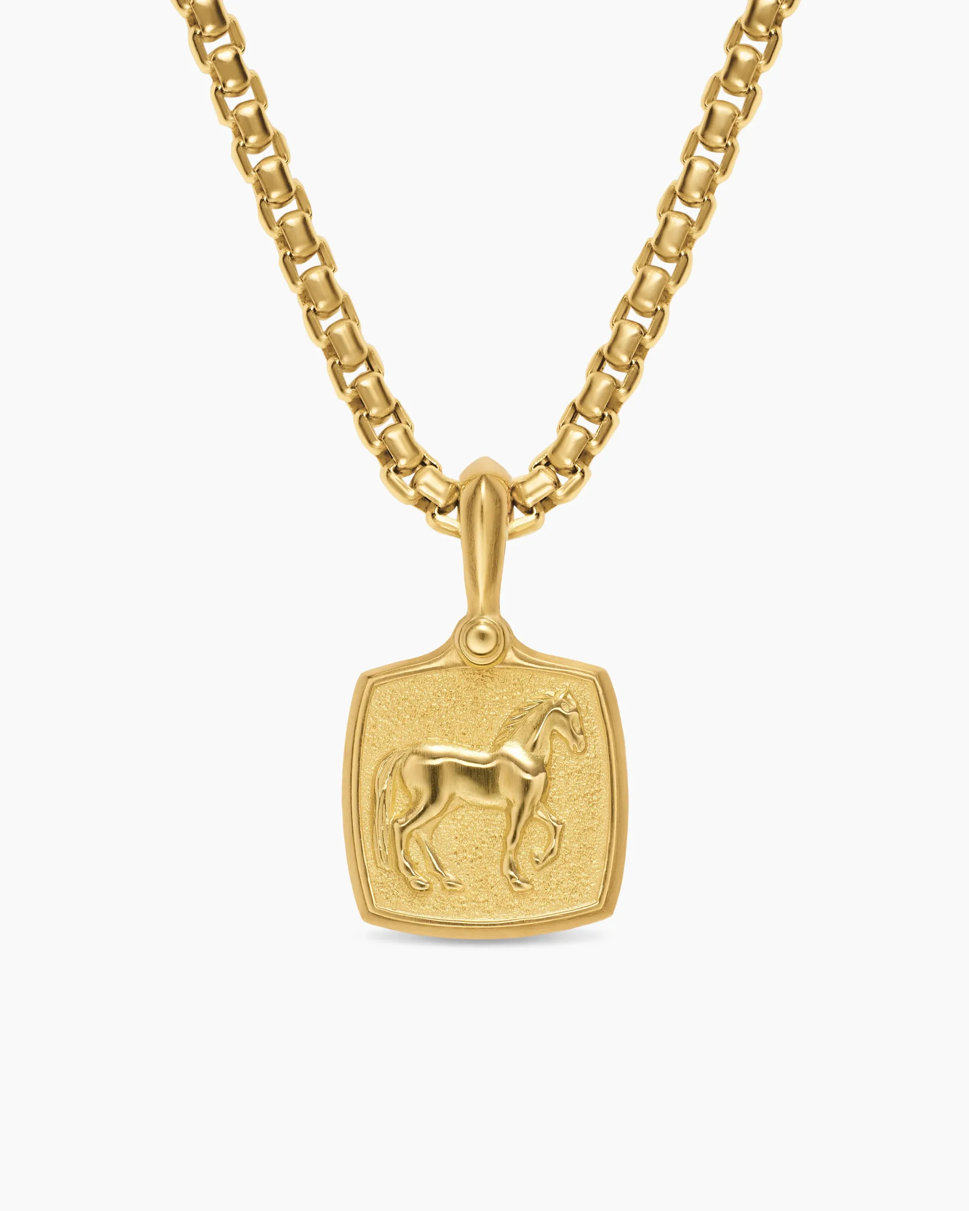 Petrvs® Horse Amulet 18K Yellow Gold, 15.8mm
