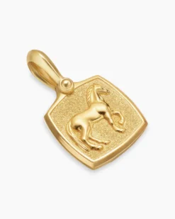 Petrvs® Horse Amulet 18K Yellow Gold, 15.8mm