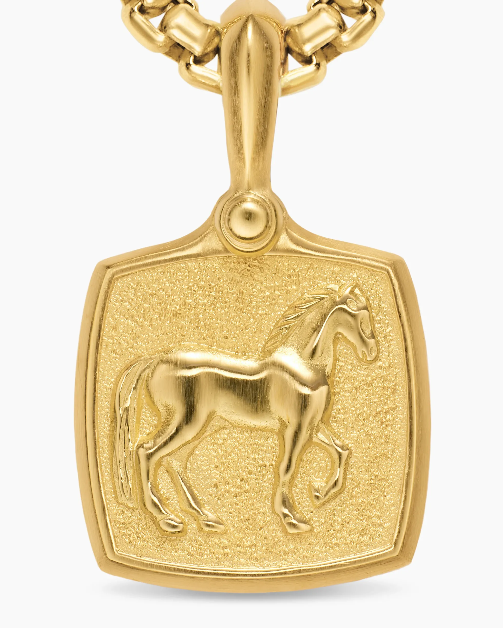 Petrvs® Horse Amulet 18K Yellow Gold, 15.8mm