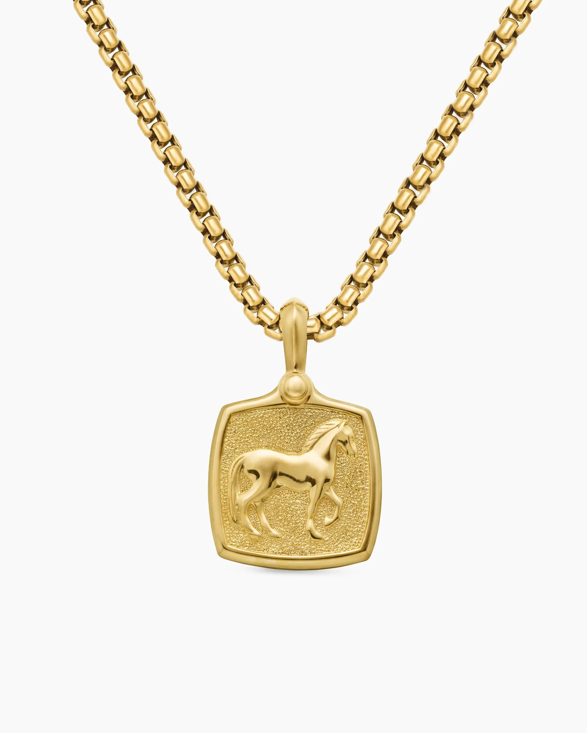 Petrvs® Horse Amulet 18K Yellow Gold, 19mm