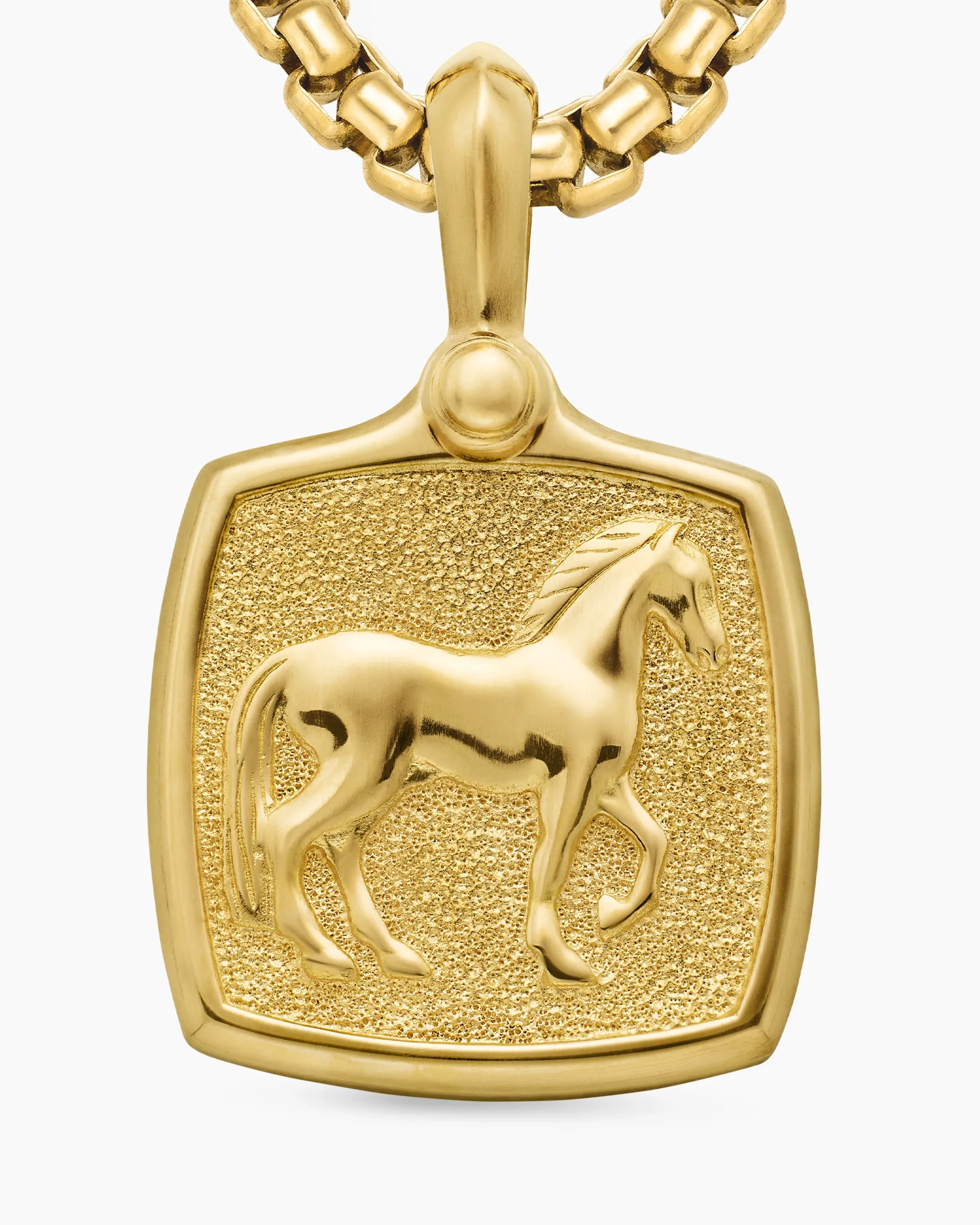 Petrvs® Horse Amulet 18K Yellow Gold, 19mm