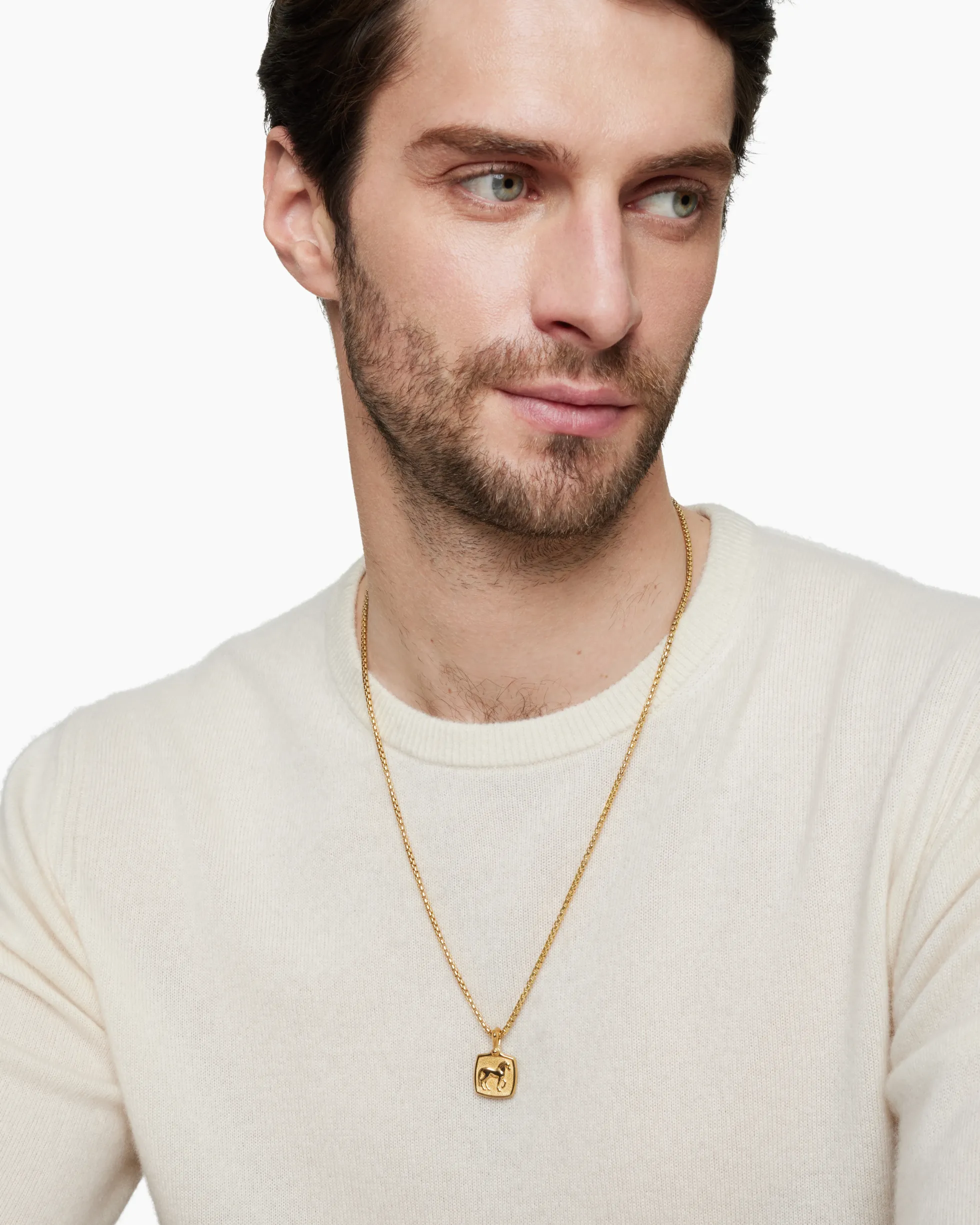 Petrvs® Horse Amulet 18K Yellow Gold, 19mm