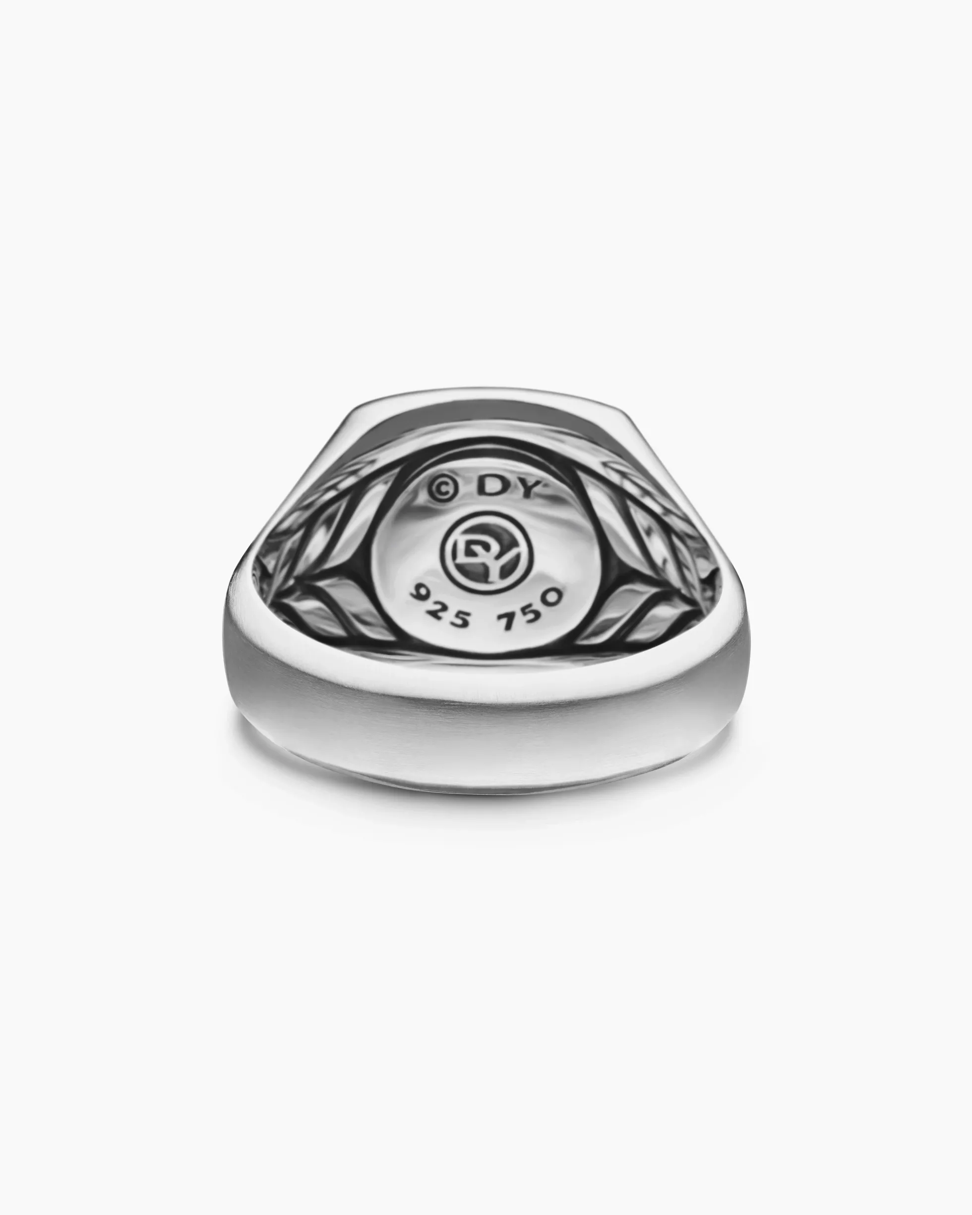 Petrvs® Horse Pinky Ring Sterling Silver with 18K Yellow Gold, 14.8mm