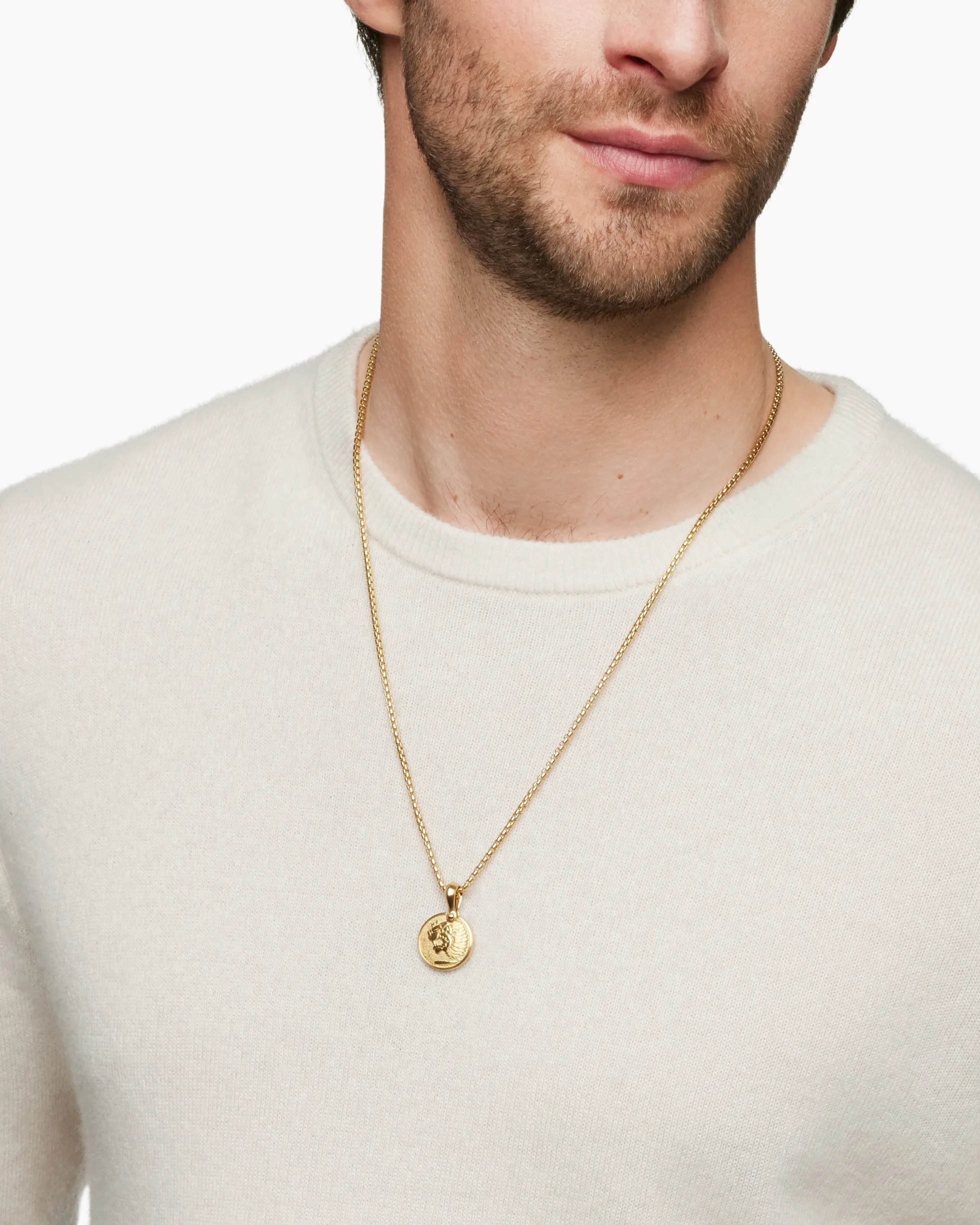 Petrvs® Lion Amulet 18K Yellow Gold, 19.3mm