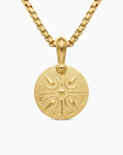 Petrvs® Lion Amulet 18K Yellow Gold, 19.3mm