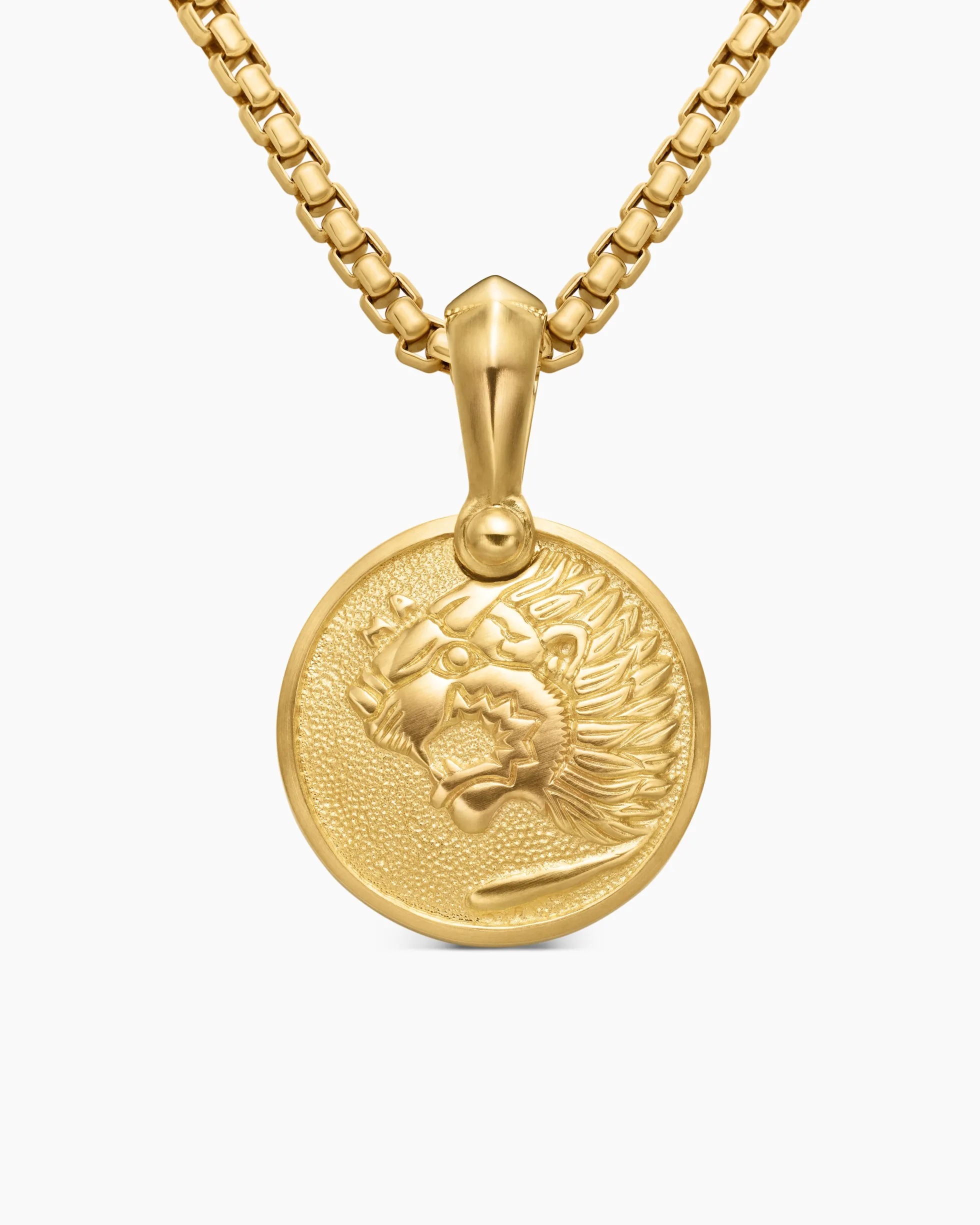 Petrvs® Lion Amulet 18K Yellow Gold, 19.3mm