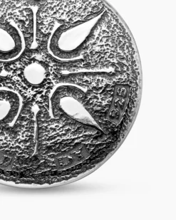 Petrvs® Lion Coin Amulet Sterling Silver, 25mm
