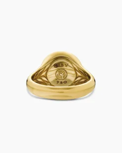 Petrvs® Lion Pinky Ring 18K Yellow Gold, 15mm