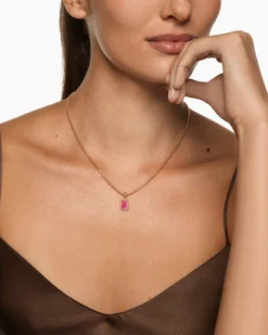 Petrvs® Petite Bee Amulet 18K Rose Gold with Rubellite, 12.8mm
