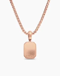 Petrvs® Petite Bee Amulet 18K Rose Gold with Rubellite, 12.8mm