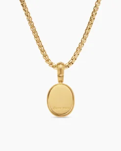 Petrvs® Petite Scarab Amulet 18K Yellow Gold with Carnelian, 12.1mm