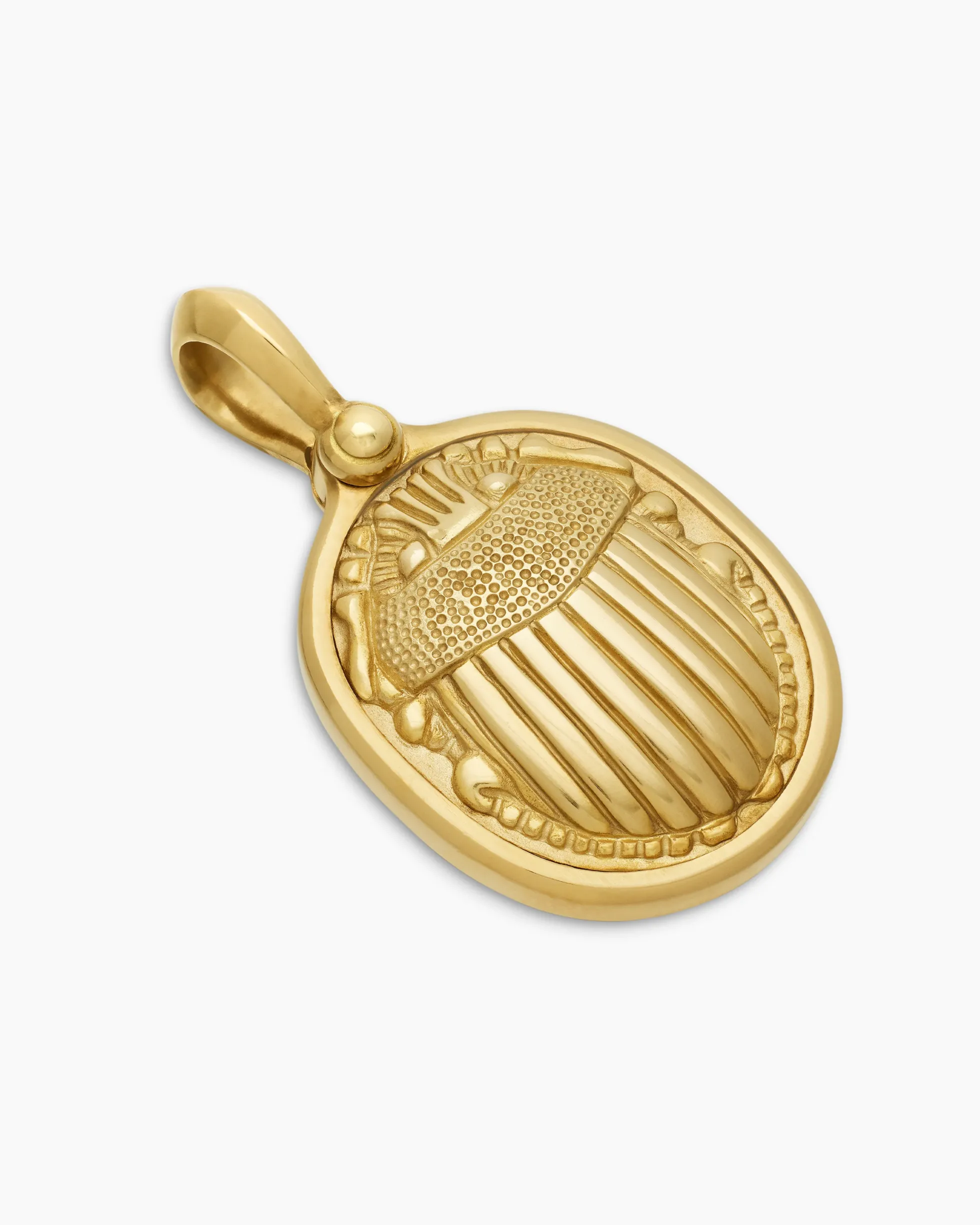 Petrvs® Scarab Amulet 18K Yellow Gold, 24mm