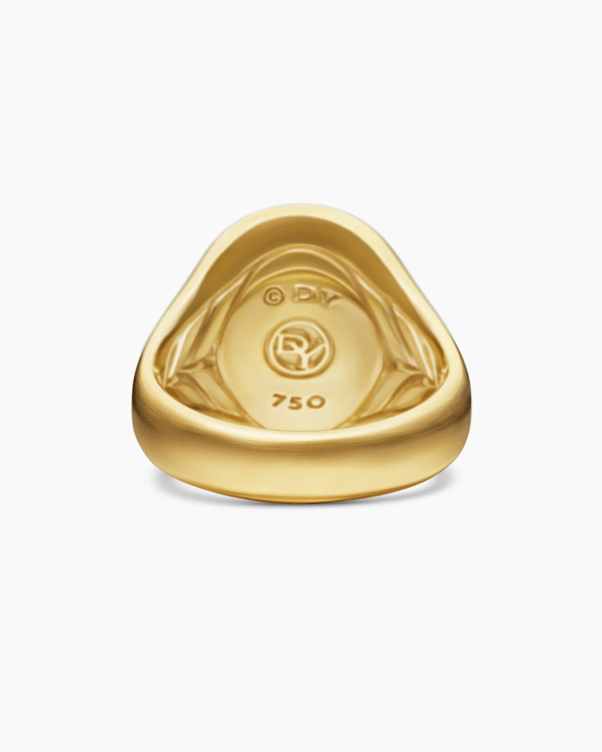 Petrvs® Scarab Signet Ring 18K Yellow Gold, 21.5mm