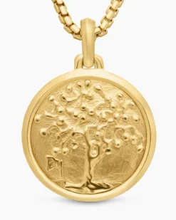 Petrvs® Tree of Life Amulet 18K Yellow Gold, 29mm