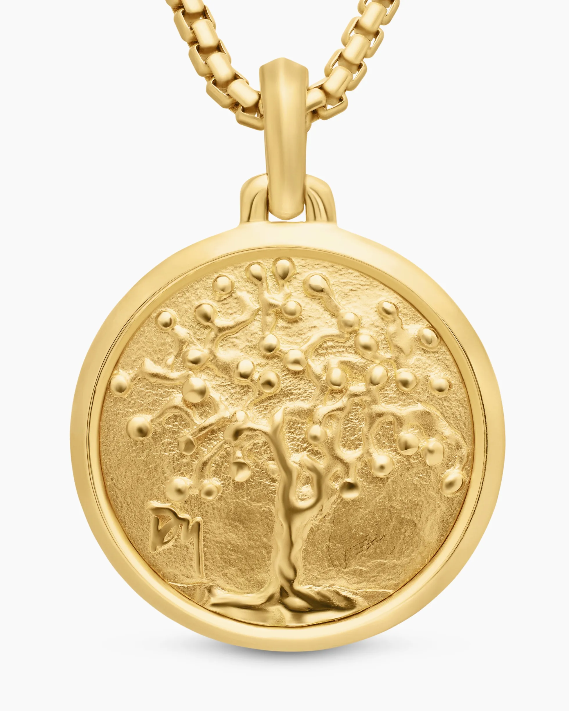 Petrvs® Tree of Life Amulet 18K Yellow Gold, 29mm