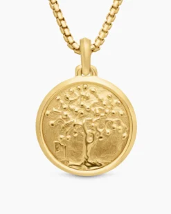 Petrvs® Tree of Life Amulet 18K Yellow Gold, 29mm