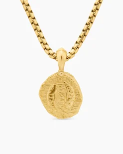 Pisces Amulet 18K Yellow Gold, 17mm