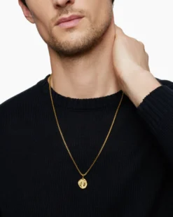 Pisces Amulet 18K Yellow Gold, 17mm