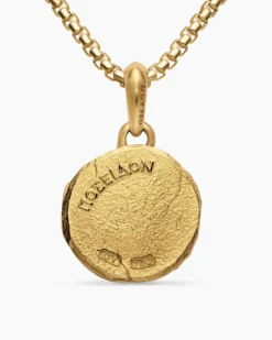 Poseidon Amulet 18K Yellow Gold, 24mm
