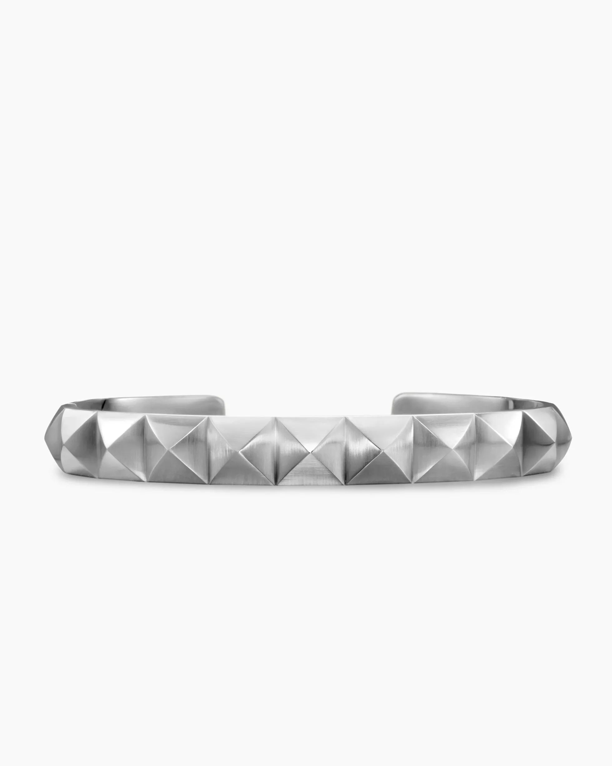 Pyramid Cuff Bracelet Sterling Silver, 9.3mm